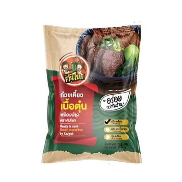Braised beef noodles with thin rice noodles (fresh noodles), 95g