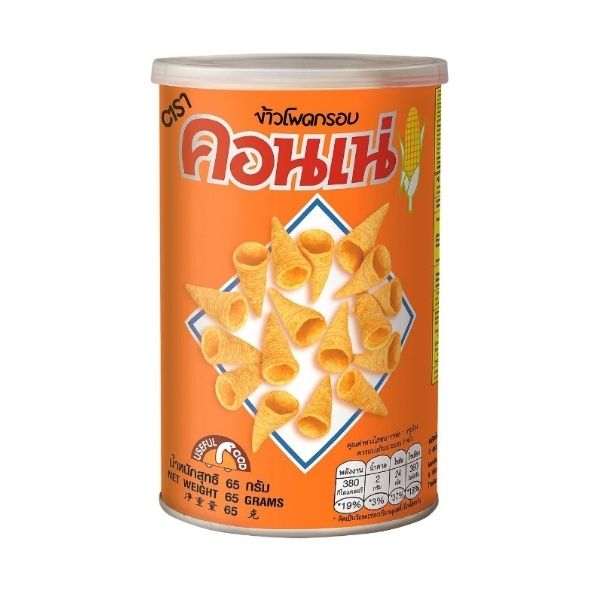Original Flavor Crispy Corn Snack 65g (Can)