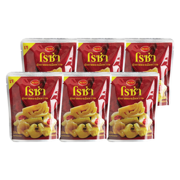 ผักกาดดองเผ็ดหวาน 145g แพ็ค6