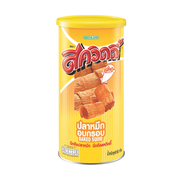 ปลาหมึกอบกรอบ 60g
