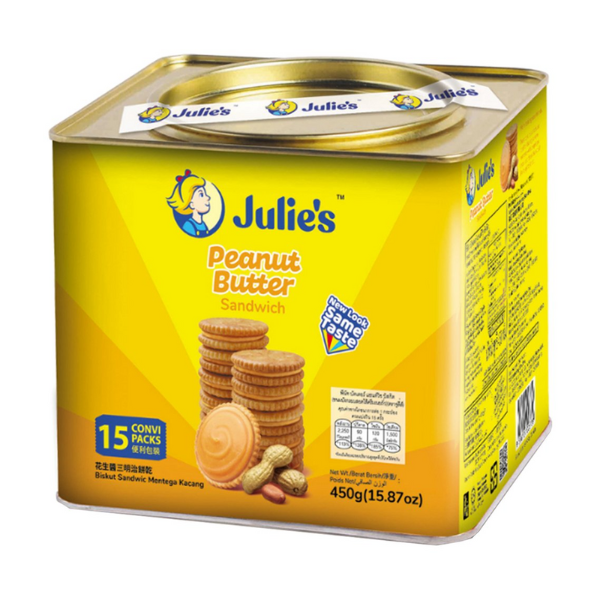 ขนมปังสอดไส้เนยถั่ว 450g