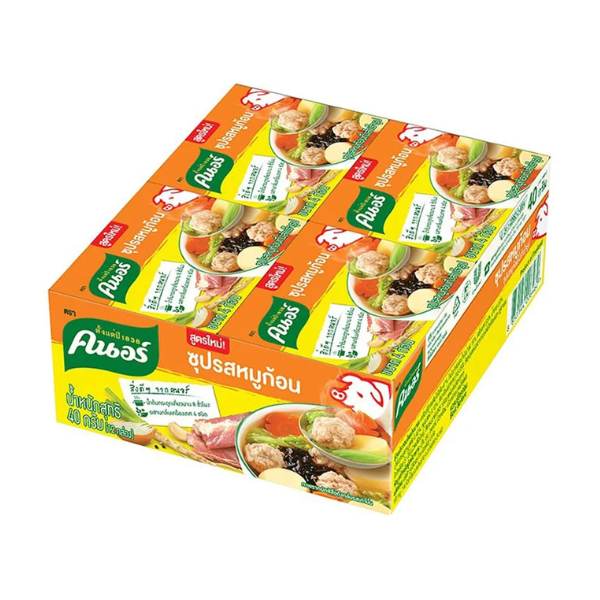 ซุปรสหมูก้อน 40g ( pack 12 )