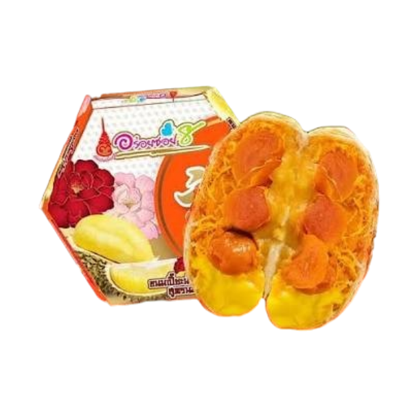 Fresh Milk Pastry with Durian, Foi Thong & Salted Egg Filling 500g