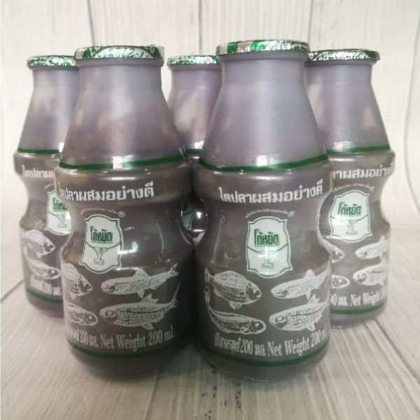 ไตปลาผสม ฝาเขียว 200ml (แพค 6 ขวด)