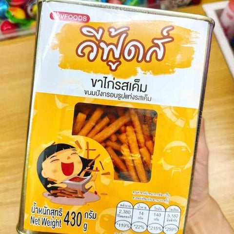 ขนมปังปี๊บจิ๋ว ขาไก่ดั้งเดิม 430g จากวีฟู้ดส์