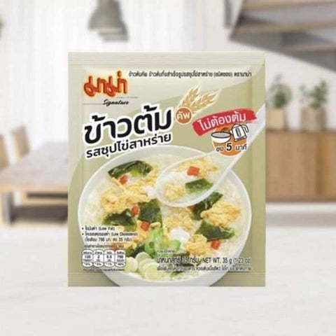 ข้าวต้มคัพซอง รสซุปไข่สาหร่าย 35g แพค 3 ซอง