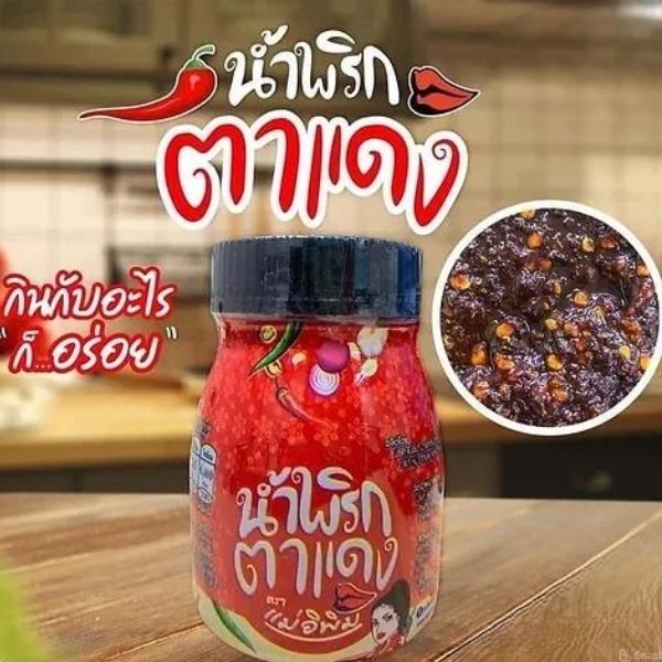 น้ำพริกตาแดง 180g ( ยกลัง 24 กระปุก )