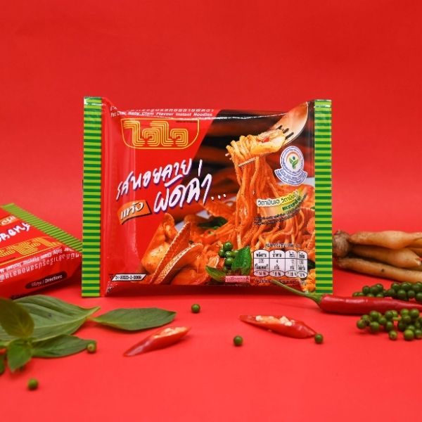 บะหมี่กึ่งสำเร็จรูป รสหอยลายผัดฉ่า 60g ( แพค 30 ซอง )
