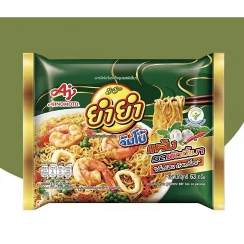บะหมี่กึ่งสำเร็จรูป รสผัดขี้เมา 60g ( แพ็ค 10 )