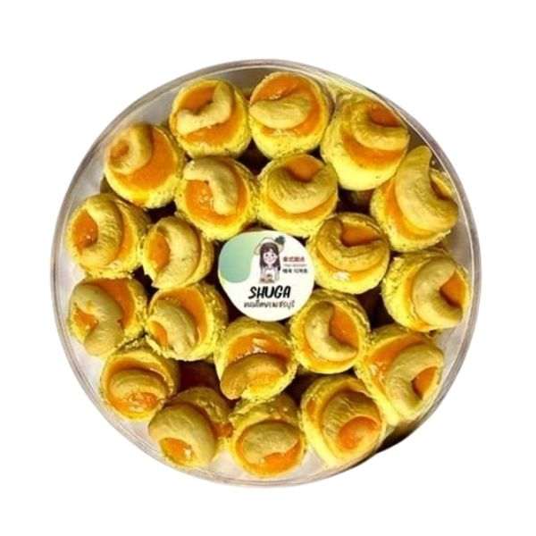 คุกกี้สิงคโปร์ รสทุเรียน 230g ในกล่องใส圆