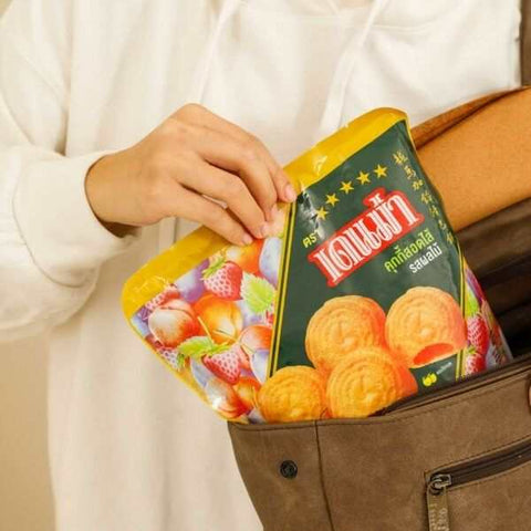 คุกกี้สอดไส้รวมรสผลไม้ 224g เดนม่า คุกกี้กรอบไส้ผลไม้นานาชนิด
