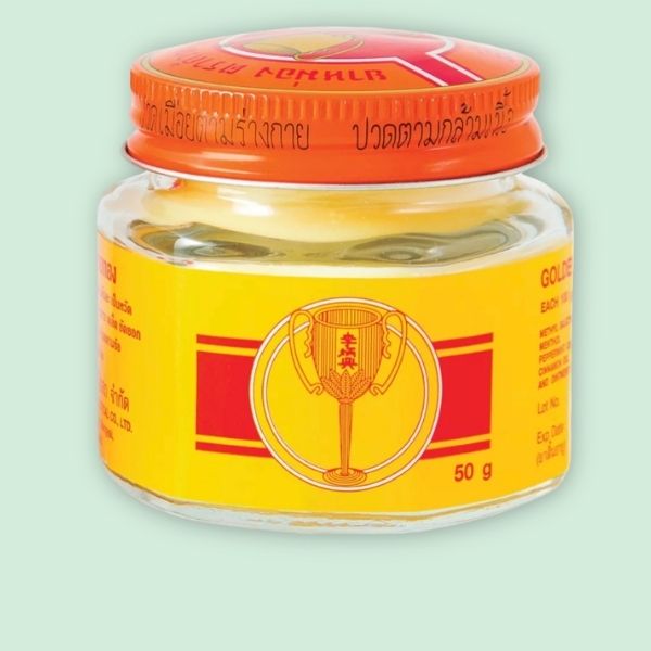 ยาหม่องตราถ้วยทอง ขวด 50g