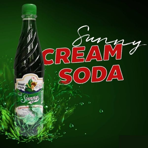 น้ำหวานเข้มข้น กลิ่นครีมโซดา 710ml