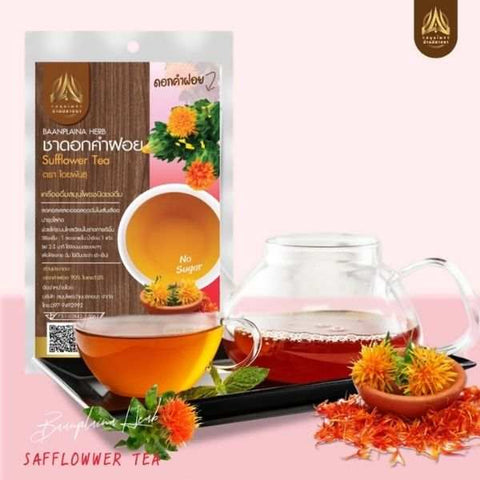 ชาดอกคำฝอย 30g จากธรรมชาติ รสชาติกลมกล่อม หอมละมุน ช่วยผ่อนคลายและส่งเสริมการไหลเวียนของเลือด 