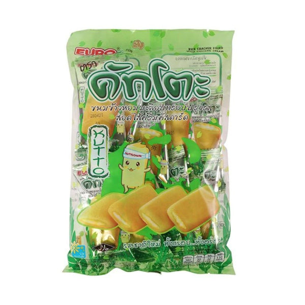 ขนมข้าวหอมมะลิอบกรอบปรุงรสสอดไส้ครีมคัสตาร์ด 70g