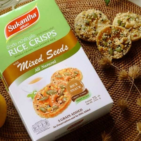 ข้าวตังธัญพืช สุคันธา กล่อง 75g ผสมข้าวและธัญพืชกรอบอร่อย