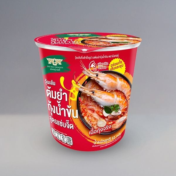 รสต้มยำกุ้งน้ำข้น สูตรแซ่บจิ๊ด วุ้นเส้นกึ่งสำเร็จรูป 41g