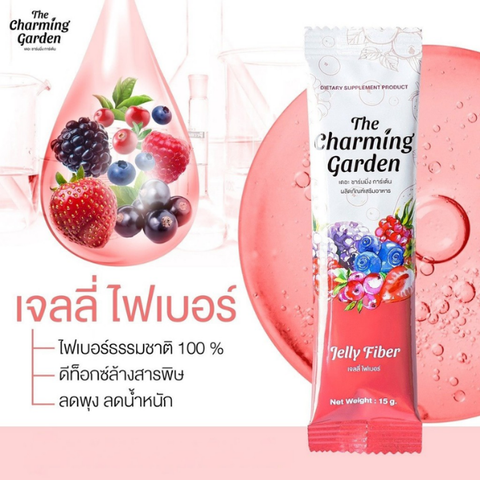 เจลลี่ ไฟเบอร์ ดีท็อกซ์รสผลไม้รวม 75g