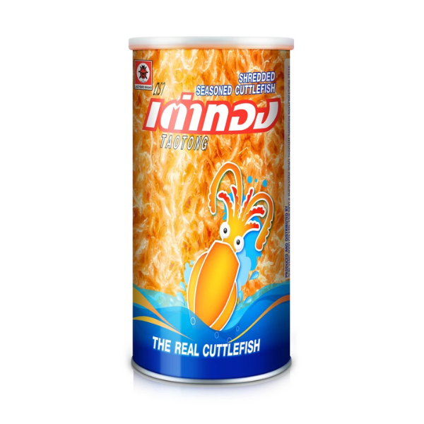 ปลาหมึกเส้นปรุงรส(บรรจุกระป๋อง) 50g