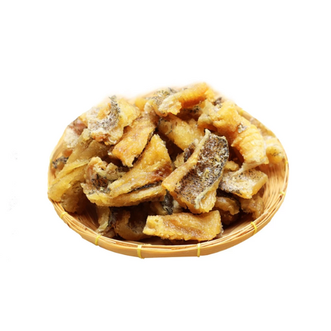 Three jars of BDMP crispy fried gouramy fish 60g in original flavor packaging