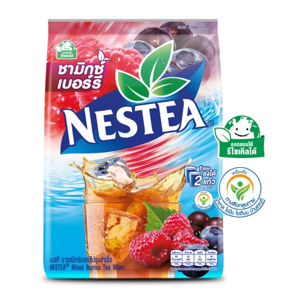Instant mixed berry-flavored tea 12.5g ( Pack of 18 )