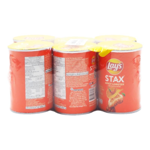 มันฝรั่งทอดกรอบ รสกุ้งมังกรสไปซี่ 42g ( แพ็ค 6 )