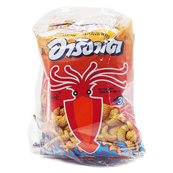 ข้าวเกรียบหมึก 3 รส 65g ( แพ็ค 3 )