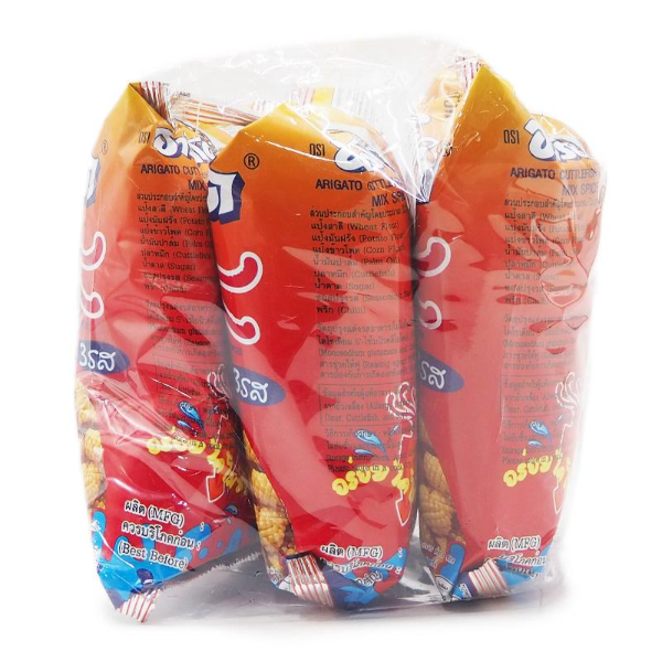 ข้าวเกรียบหมึก 3 รส 65g ( แพ็ค 3 )