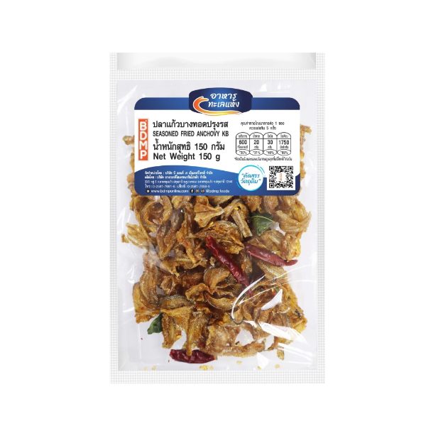 ปลาแก้วบางทอดปรุงรส 150g