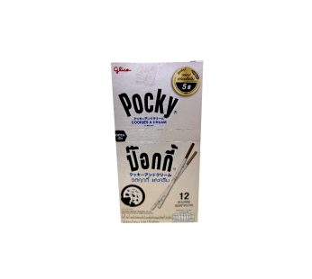 Glico Pocky Cookies & Cream Taste Biscuit Stick ( pouch ) (Sourcing)